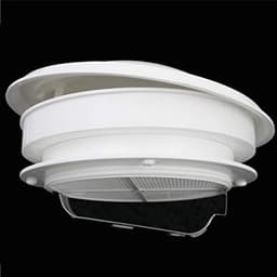 Witte dakventilator met vliegenbescherming voor caravan en boot — thumbnail 5