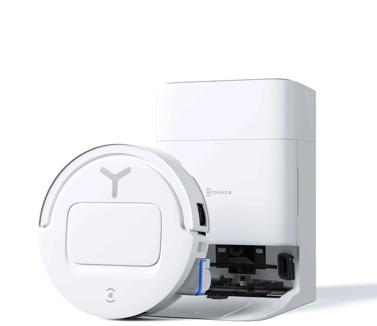 Ecovacs DEEBOT T80 OMNI WHITE - Robotstofzuiger met Dweilfunctie — afbeelding 1