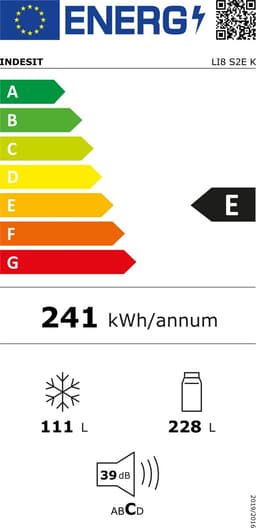 Indesit vrijstaande koelvries/combinatie — thumbnail 2