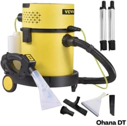 Vevor - Nat Droog Stofzuiger - 4 in 1 Vloerreiniger - Nat Droog Zuiger - Krachtige 1200W Motor - HEPA & Sponsfilter - 5 Borstels — thumbnail 1