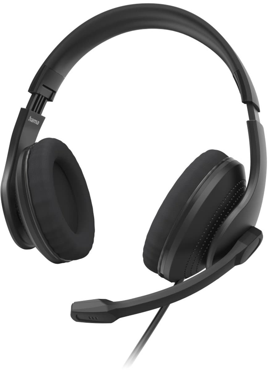 PC-Office-headset HS-USB300 V2, stereo, zwart — afbeelding 1