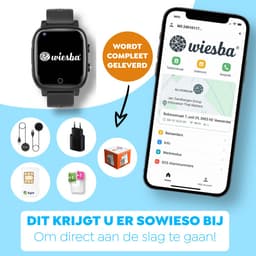 Wiesba WB15 - smartwatch kinderen - gps horloge kind - kinderhorloge bellen - gps tracker kinderhorloge - kinderhorloge met gps - kinderhorloge — thumbnail 3