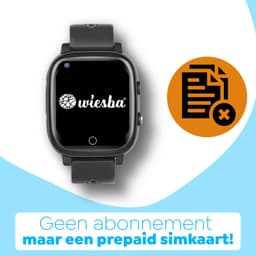 Wiesba WB15 - smartwatch kinderen - gps horloge kind - kinderhorloge bellen - gps tracker kinderhorloge - kinderhorloge met gps - kinderhorloge — thumbnail 4