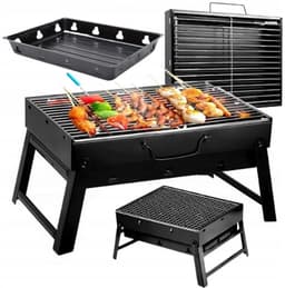 Compacte draagbare Koolgrill - Opvouwbaar als koffer — thumbnail 4