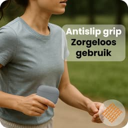 Hoesje - Geschikt voor Apple Airpods Pro 3 - met Clip - Siliconen Hoes - Silicone Case Cover - Grijs — thumbnail 5