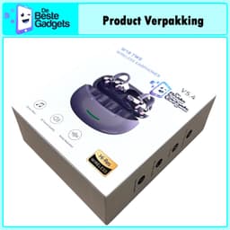 Draadloze oordopjes met Oorclip Zwart - Geschikt voor Apple en Android - Bluetooth 5.4 - Draadloze oortje Bluetooth - Sport Oordopjes - Bluetooth Oordopjes - Draadloze Oordopjes - Oortjes Draadloos - In-Ear Oordopjes - Model W18 — thumbnail 5