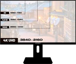 JAPANNEXT Monitor 23,8" IPS 4K UHD (3840x2160) | JN-IPS2380UHDR-C65W-HSP — thumbnail 2