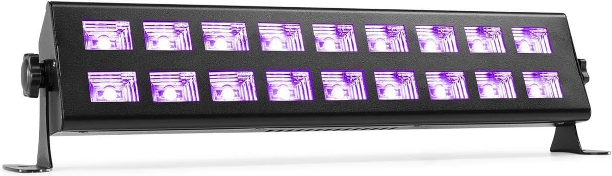 Blacklight - BeamZ BUV293 - LED blacklight bar met 18 UV LED's van 3W — afbeelding 1