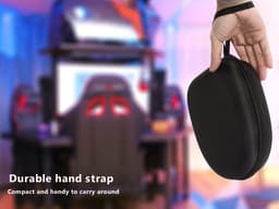 Koptelefoon Case - Harde Beschermhoes - On-ear/Over-ear - Voor de meeste merken/Bluetooth/HIFI/bedrade hoofdtelefoon/Gaming-headset - Koptelefoon Hoesje - Beschermhoes - Draagtas - Waterbestendig - Stootvast - Oortjes Opberg Hoesje - hoge kwaliteit! — thumbnail 3