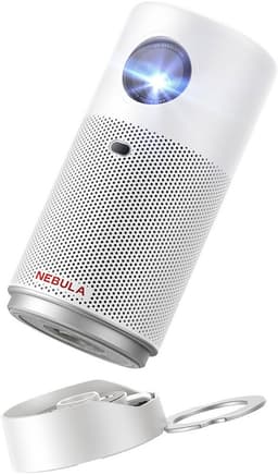 Anker Nebula Capsule Air - Draagbare Mini Beamer - 150 ANSI Lumen - Beeldformaat tot 100" - 2 Uur Batterijduur - Autofocus - Automatische Keystone-correctie - Wit — thumbnail 1