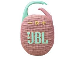 JBL Clip 5 - Draagbare Bluetooth Mini Speaker - Met Haak om te hangen - Draadloos Muziek Box - 12 uur - Waterbestendig - IP67 - Roze