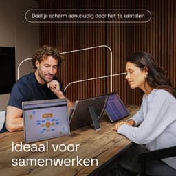 Screenmate® Dual Flip Portable Monitor 16” 2.5K - Draagbare Monitor met Beschermhoes - Extra Scherm Laptop - Draagbaar Beeldscherm - Grijs — thumbnail 2