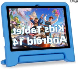 RFWR® Kindertablet 10 inch met Android 14, 10 GB RAM, 64 GB opslag en hoge resolutie touchscreen — thumbnail 1