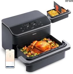 RFWR® Twee Kamers Heteluchtfriteuse met 10 Liter Capaciteit en Dual Blaze Technologie — thumbnail 1