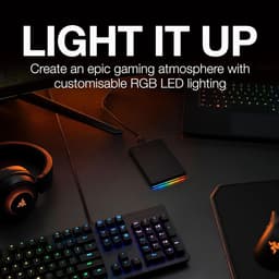 RFWR® 1TB Externe Gaming Hard Drive met RGB LED voor PC en Laptop - USB 3.2 Gen 1 — thumbnail 4
