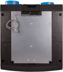 Orcon HRC-400 EcoMax WTW unit met isolerende EPP behuizing, vochtsensor en randaarde, zwart/wit — thumbnail 4