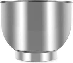 Klarstein Bella Argentea - Keukenmachine, Rührmachine, 5,2 L, Mengkom, Kneedmachine met 1300 W, 6 Snelheidsstanden, RVS Kom, Keukenmachine + Extra Kom, Zilver — thumbnail 5