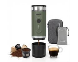 Zenergy - Draagbaar Koffiezetapparaat - Draagbare Koffiemachine - Cups en Gemalen Koffie - Espressomachine
