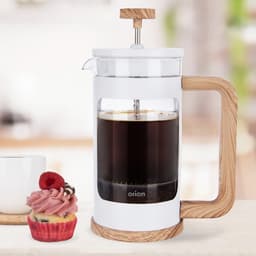 Orion Whiteline - Glazen Koffie- en Thee Zaparzacz - 650 ml - Tweekleurig - Borokrzemisch Glas — thumbnail 2