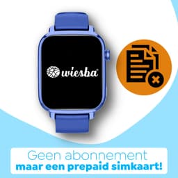 Wiesba WB13 Pro - smartwatch kinderen - gps horloge kind - kinderhorloge bellen - gps tracker kinderhorloge - kinderhorloge met gps - kinderhorloge - Blauw — thumbnail 5