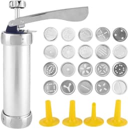 Cookie Press Cutter Maker met 20 Koekjesvormen en 4 Sproeiers — thumbnail 1
