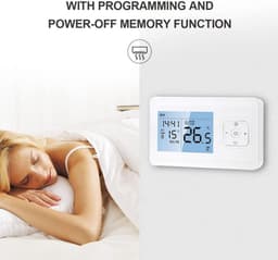 Slimme Wifi Thermostaat voor Gasboiler - Draadloos Programmeerbaar met App en Stembediening — thumbnail 5
