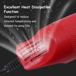 Mini Hot Air Gun - Handheld Hot Air Blow Dryer - Portable Hot Air Fan - DIY Gebruik — thumbnail 3