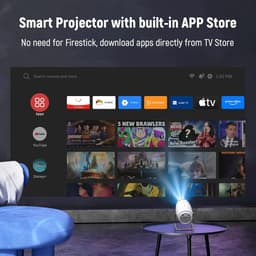 Mini Beamer - Projector met Wifi - Bluetooth — thumbnail 4