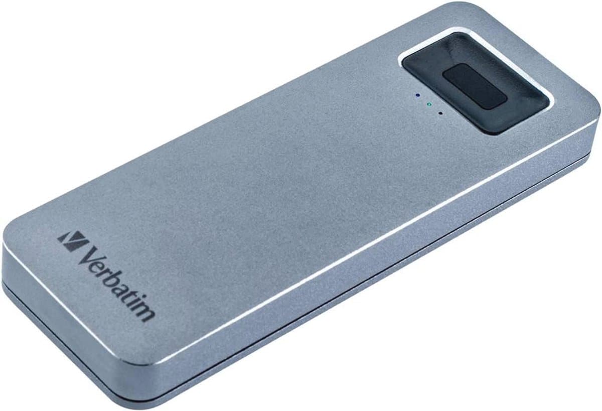 Veilig Externe SSD met Vingerafdrukscanner - 512 GB - USB 3.0 - Voor Windows en Mac — afbeelding 1