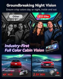 Dashcam 4K met 3 Kanalen, Nachtzicht, GPS en WiFi — thumbnail 5