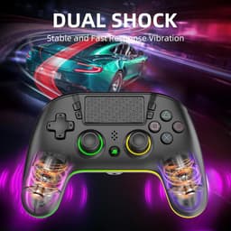 PlayCool Dual shock 4 Controller V2 met Programmeerbare functie & RGB LED - Geschikt voor PS4 - Draadloos — thumbnail 3