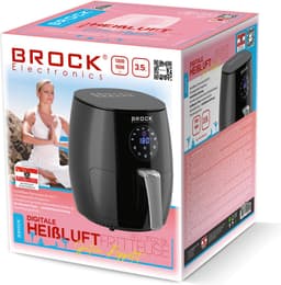BROCK Digitale Airfryer 3.5L – 1200W Heteluchtfriteuse Zonder Olie – PFAS-vrij, Antiaanbaklaag & Touchscreen – Zwart — thumbnail 4