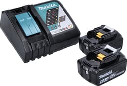 Makita DCL 184 RT accustofzuiger 18 V 54 mbar 0,5 l + 2x accu 5,0 Ah + oplader — thumbnail 5
