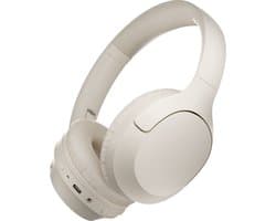 Over Ear Koptelefoon Draadloos - Draadloze Headset met Microfoon - Bluetooth 5.3 - 60 Uur Batterij - Inklapbaar - ENC Kristalheldere Gesprekken - Bluetooth Headset - Wit