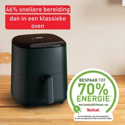 Tefal Easy Fry Max EY2453 - Airfryer 5L - 1500W - 10 Programma's - 70% Energiebesparing - Zwart - Voor 6 Personen — thumbnail 5