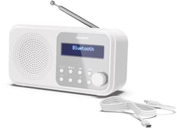Sharp DR-P420 WIT draagbare radio met klok — thumbnail 5