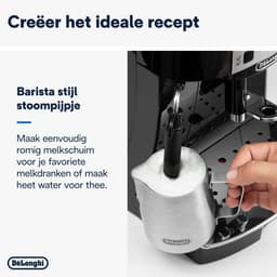 De’Longhi Magnifica S ECAM20.110.B - Volautomatische espressomachine - Handmatige melkopschuimer en uitneembare zetgroep - Zwart — thumbnail 4