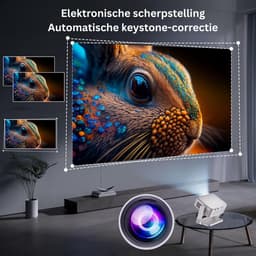 Mini Beamer - Projector met Wifi - Bluetooth — thumbnail 2