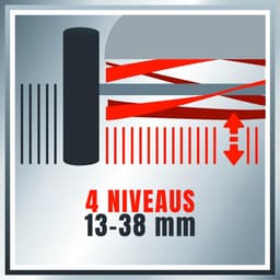 Zylo® Handmaaier - Kooimaaier - 34 x 51.5 x 118 cm- Rood — thumbnail 2