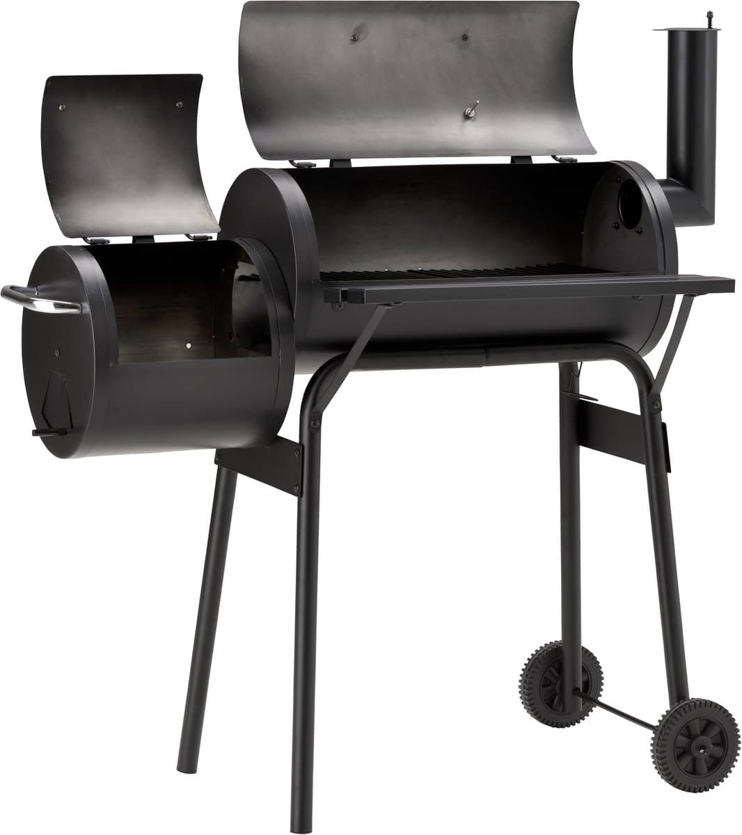Grillchef Tennesee 100 Smokerbarbecue - zwart — afbeelding 1