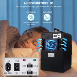 CRLYN® Minibar - Mini Koelkast - Skincare Fridge - Zwart — thumbnail 3