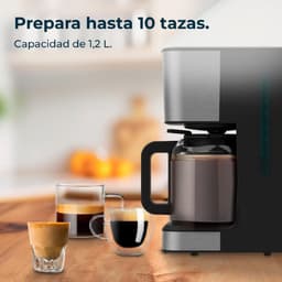 Cecotec Tropfkaffeemaschine Coffee 66 Drop & Thermo Time, 950 W, 1,2 L, 10 Tassen, LCD-Display, 24-Stunden-Timer, Tropf-Stopp-System, Überhitzungsschutz, 6 Schalter — thumbnail 5