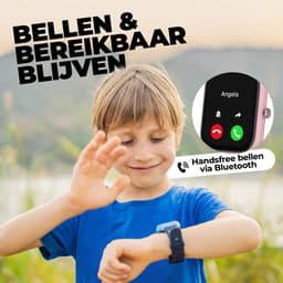 Denver Smartwatch Kinderen - Bellen/SMS/Whatsapp - Voor Android & iOS - Stappenteller - Slaapactiviteit - Hartslag, Bloeddrukmeter, Sportmodus - SWK120RO — thumbnail 2