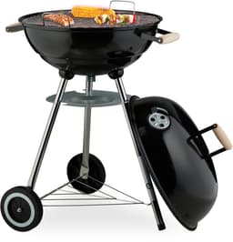 kogelbarbecue Ø 44 cm - met wielen - deksel - luchtrooster - asvanger — thumbnail 1