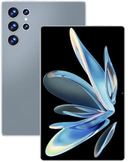 2025 5G Nieuwe 10,36 Inch Tablet Android met 12GB RAM, 256GB ROM, Android 12000mAh Batterij, 16MP + 32MP Camera, 10-Core, Dual Sim Netwerk, Bluetooth - Grey — thumbnail 1