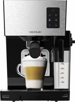 Cecotec Power Instant-ccino Halbautomatische Espressomaschine, Milchtank, Cappuccino in einem Schritt, 20 bar Druck und Thermoblocksystem, Edelstahl — thumbnail 1