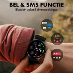 Denver Smartwatch - Android iOS - Volledige Belfunctie - Amoled Display - Sporthorloge - Hartslagmeter - Saturatiemeter - Slaapmonitor - SWC387 — thumbnail 2