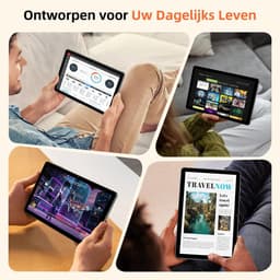 SnelShoppen - 10 Inch Android 15 Tablet met Hoes, Unisoc T30 Quad-Core, 18 GB RAM, 128 GB ROM, 1 TB TF, 6000 mAh, WiFi 6, GPS, Dual Camera, HD IPS-Sch — thumbnail 5