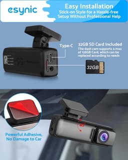 Auto Camera - Rijrecorder - Veilige Rit - 1080P Nachtzicht - 160 Graden - Zwart — thumbnail 3