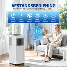 Elecci 6.000 BTU mobiele airco - koelen, ventileren en ontvochtigen — thumbnail 4